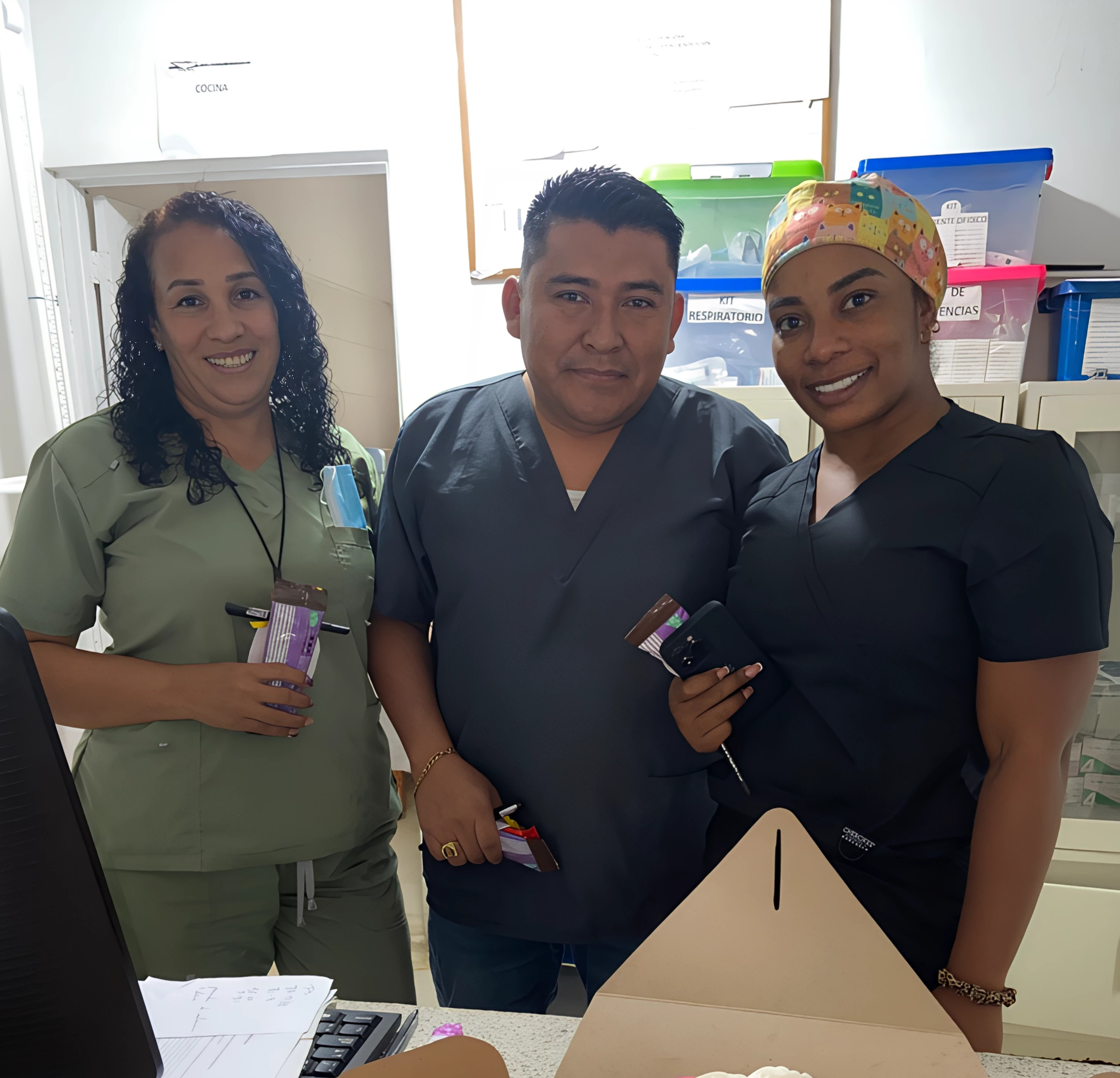 Equipo médico profesional Unidad Médica Espíritu Santo Chocó